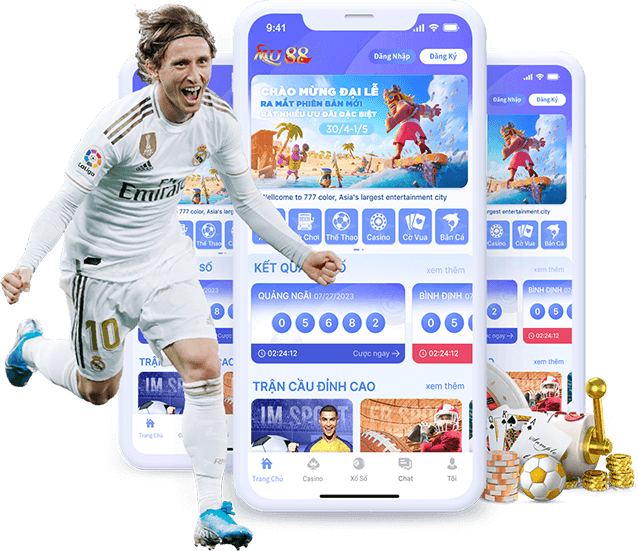 Giao diện giới thiệu MU88 trên di động
